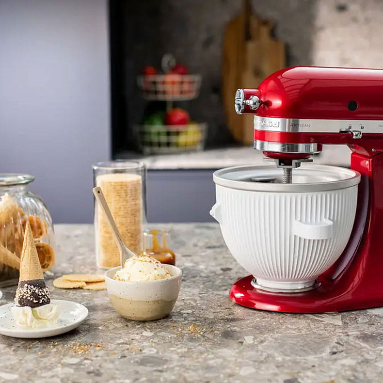 Кухонный комбайн KitchenAid Artisan 4,8л 5KSM175PSECA с откидным блоком карамельное яблоко