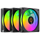 Набір із трьох вентиляторів Ocypus GAMMA F12 ELITE BK ARGB 120MM 3 IN 1 (GAMMA-F12-BK3AM00E-GL)