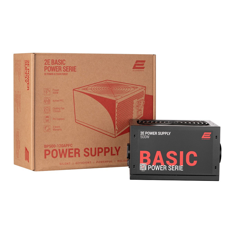 Блок живлення 2E BASIC POWER 500W (2E-BP500-120APFC)