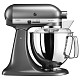 Кухонний комбайн KitchenAid Artisan 4,8 л 5KSM175PSEMS з відкидним блоком срібний медальйон
