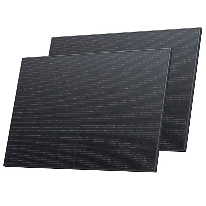 Набір сонячних панелей EcoFlow 2*400 Solar Panel Стаціонарні