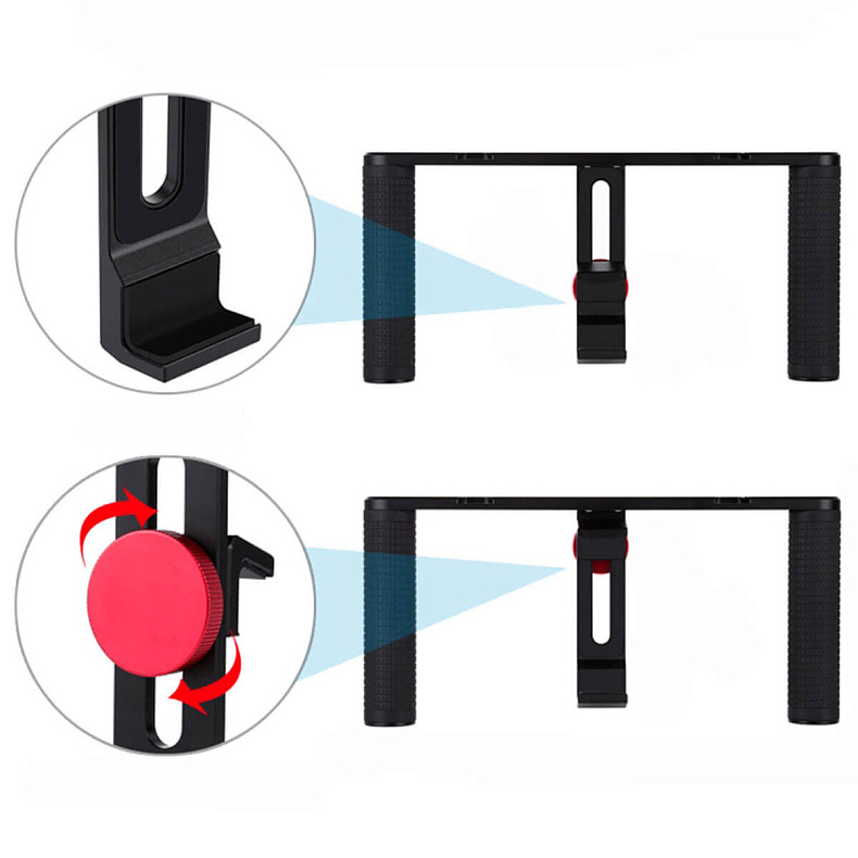 Комплект блогера Puluz PKT3028 4в1 (кольцевой свет, крепление, держатель для телефона, микрофон)