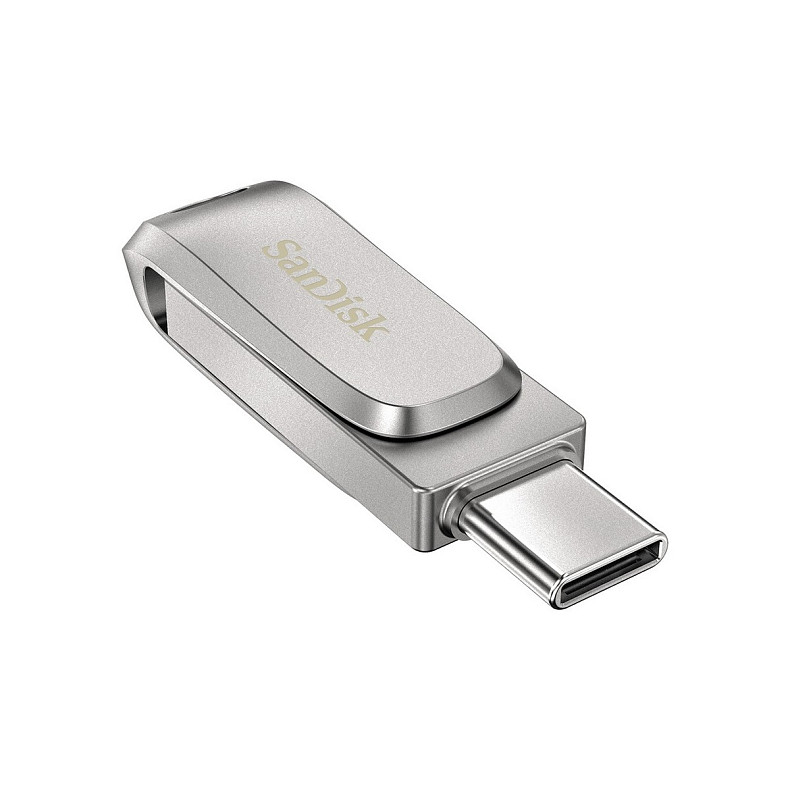 Накопичувач SanDisk 128GB USB 3.1 Type-A + Type-C Dual Drive Luxe