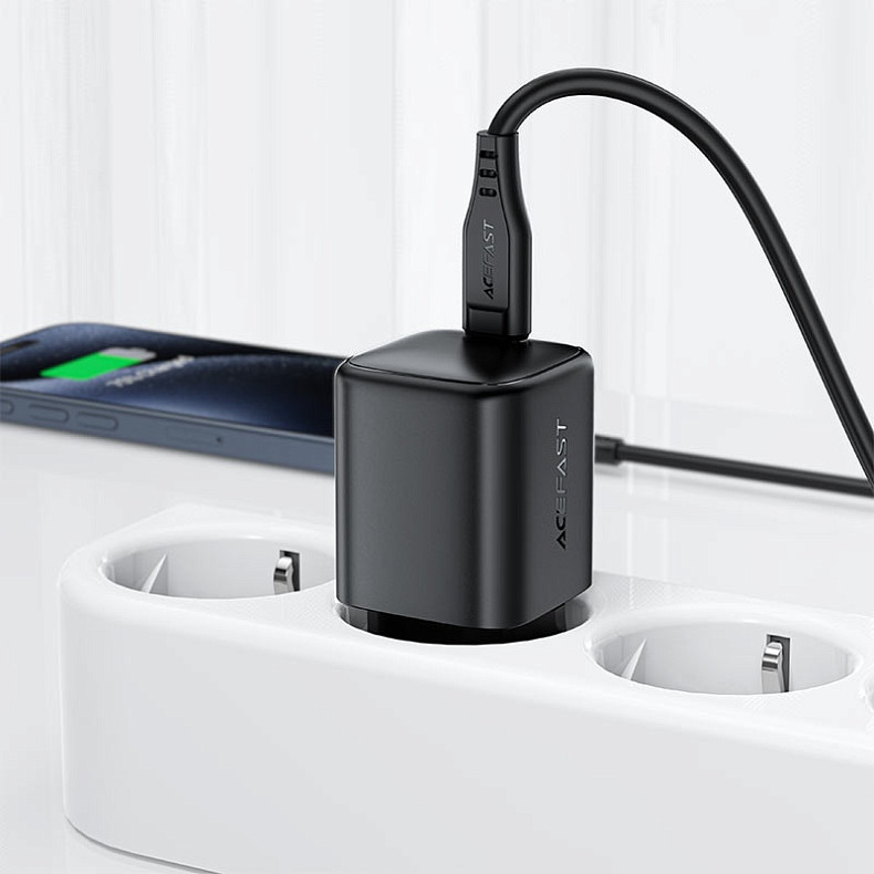 Зарядное устройство Acefast 1xUSB-C 45W Gan A119 Fast Charger black