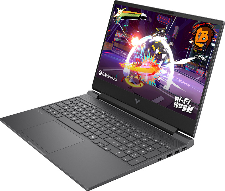 Ноутбук HP Victus 15-fb3067ua 15.6" FHD IPS,300n/Ryzen AI 5-340 (4.8)/24Gb/SSD512Gb/RTX 5060,8GB/DOS/Сірий