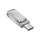 Накопичувач SanDisk 128GB USB 3.1 Type-A + Type-C Dual Drive Luxe