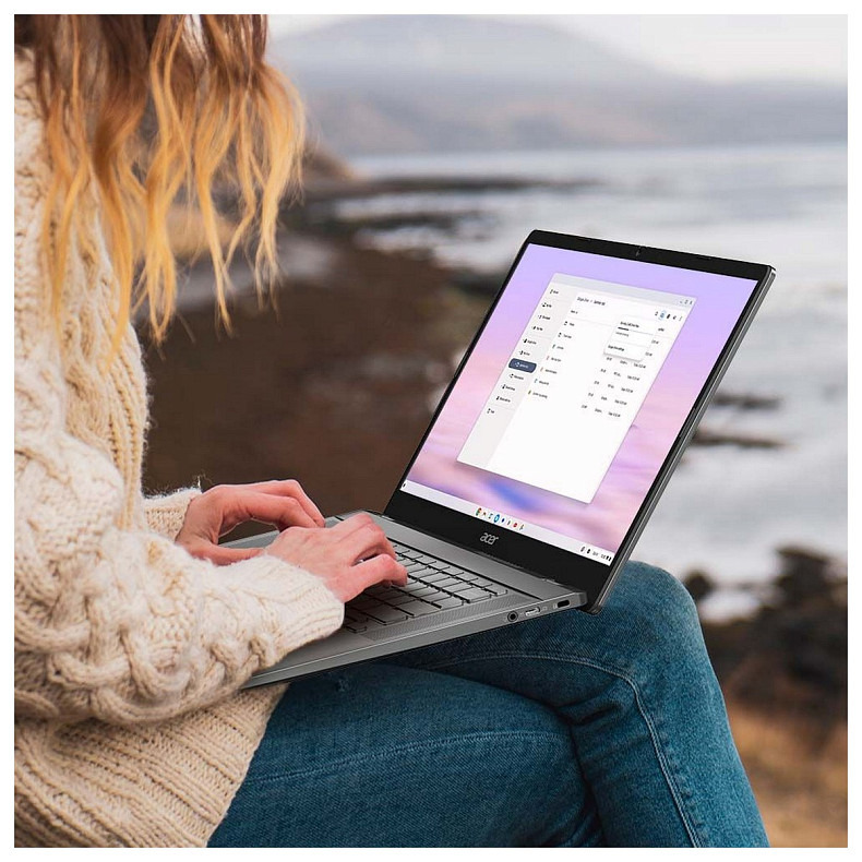 Ноутбук Acer Chromebook Plus CB515-2HT 15" FHD IPS Touch, Intel i5-1335U, 16GB, F512GB, UMA, ChromeO