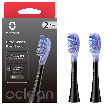 Насадка Oclean Ultra White Brush Head 2psc UW01 B02 Black