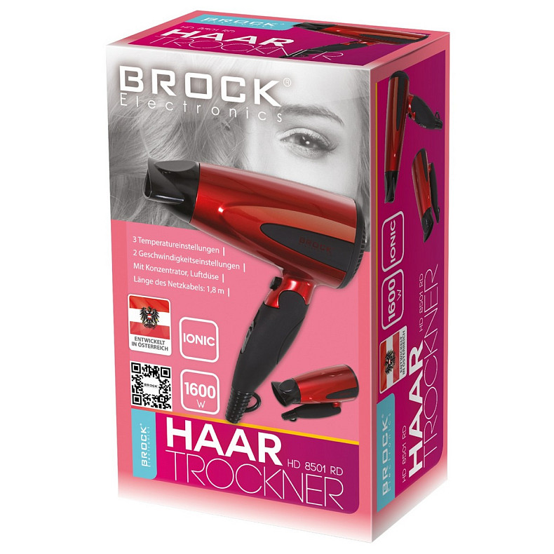 Фен BROCK HD 8501 RD