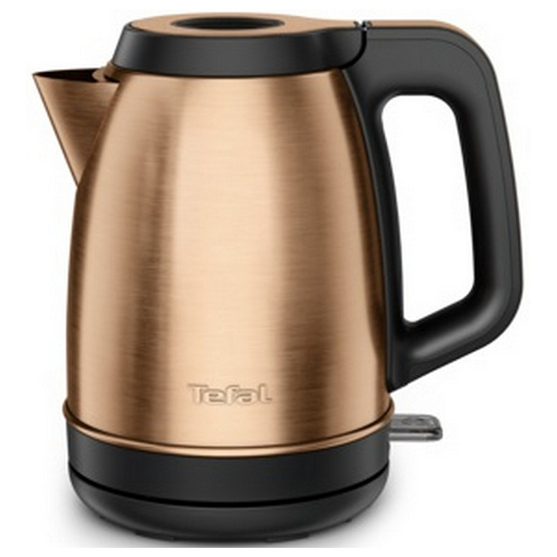 Електрочайник Tefal Coppertinto 1.7л, Strix, нержавіюча сталь, бронзовий