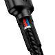 Кабель Baseus Cafule USB Cable Type-C-Type-C 3A 1m Red+Black (CATKLF-G91)