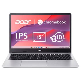 Ноутбук Acer Chromebook CB315-4HT 15" FHD IPS Touch, Intel C N4500, 8GB, F128GB, UMA, ChromeOS, серебро