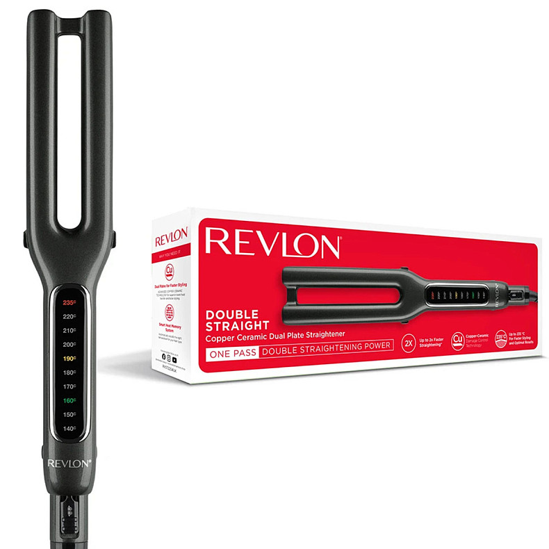 Выпрямитель для волос Revlon One-Step double straight (RVST2204E)