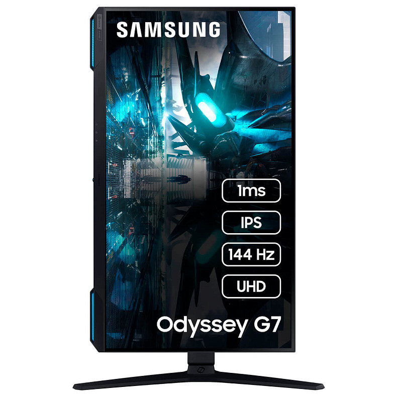 Монитор Samsung 28" Odyssey G7 S28BG700 HDMI, DP, USB, IPS, 3840x2160, 144Hz, 1ms