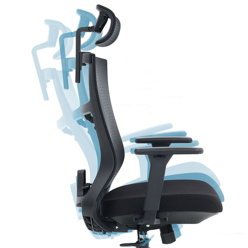 Крісло офісне OfficePro Balance OC550-B-B-B