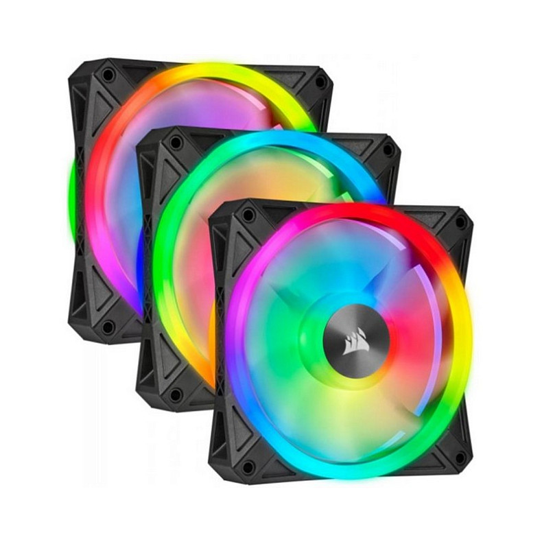 Вентилятор Corsair iCUE QL120 RGB 3 Fan Pack black (CO-9050098-WW)