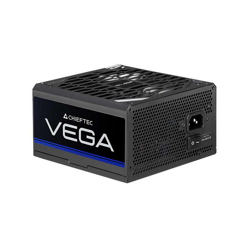 Блок живлення CHIEFTEC Vega (850W), >90%, 80+ Gold, 135мм FDB, 1xMB 24pin(20+4), 2xCPU 8pin(4+4)