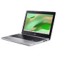 Ноутбук Acer Chromebook CB311-12H 11" IPS, Intel C N100, 4GB, F64GB, UMA, ChromeOS, сріблястий