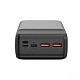 Універсальна мобільна батарея XO PR201 PD 65W QC 3.0 30000mAh Black