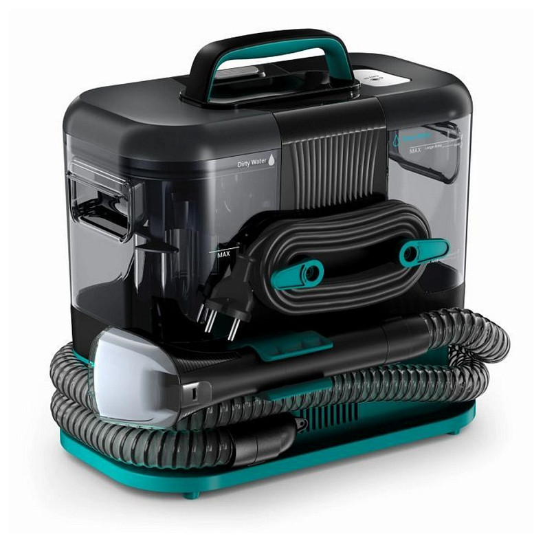 Пилосос Rowenta миючий Clean It, 750Вт, конт пил -1,5л, вода -2,3л, 13500 Па, 4 насадки, чорний