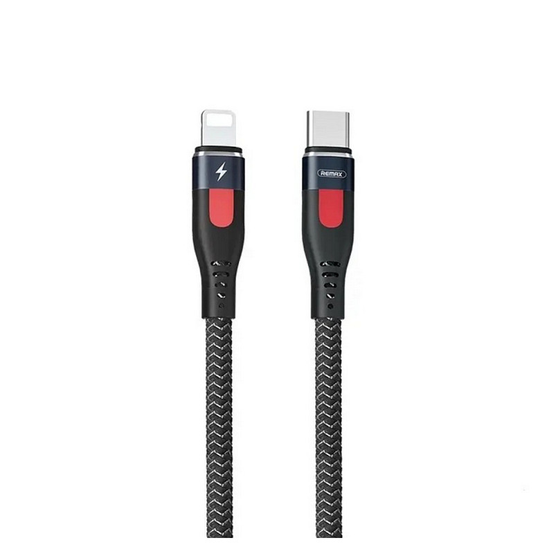 Кабель Remax RC-188i CL USB Type-C - Lightning (M/M), 20W, 1 м, Black (6954851243250)