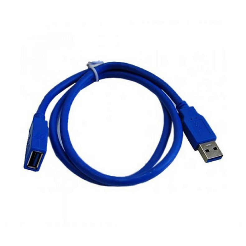 Кабель ATcom подовжувач USB 3.0 AM/AF 0.8 м Blue