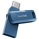 Накопитель SanDisk 128GB USB 3.1 Type-A + Type-C Ultra Dual Drive Go Navy Blue