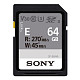 Карта памяти Sony SDXC 64GB C10 UHS-II U3 V60 R270/W45MB/s