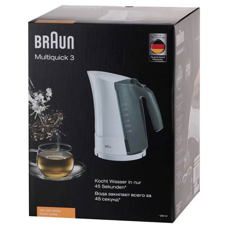 Электрочайник Braun WK 300 WHITE (1708)