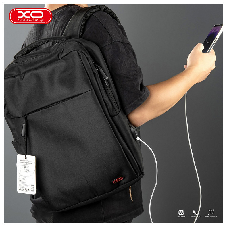 Рюкзак для ноутбука XO CB02-17.black