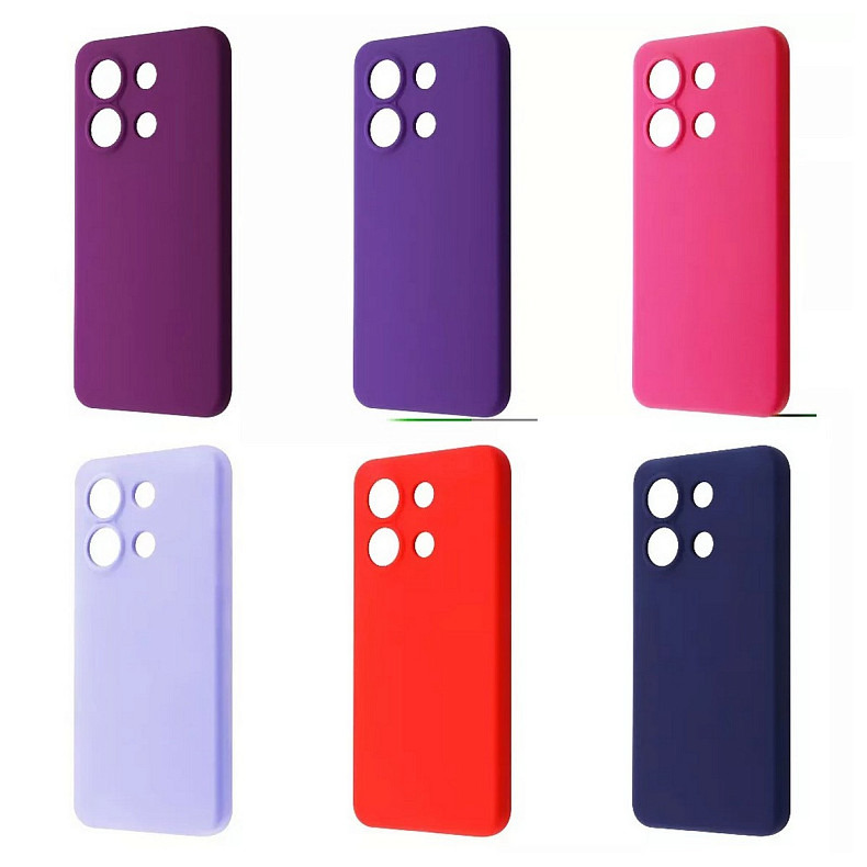 Чохол-накладка Wave Full Silicone Cover для Xiaomi Redmi Note 13 4G Midnight Blue