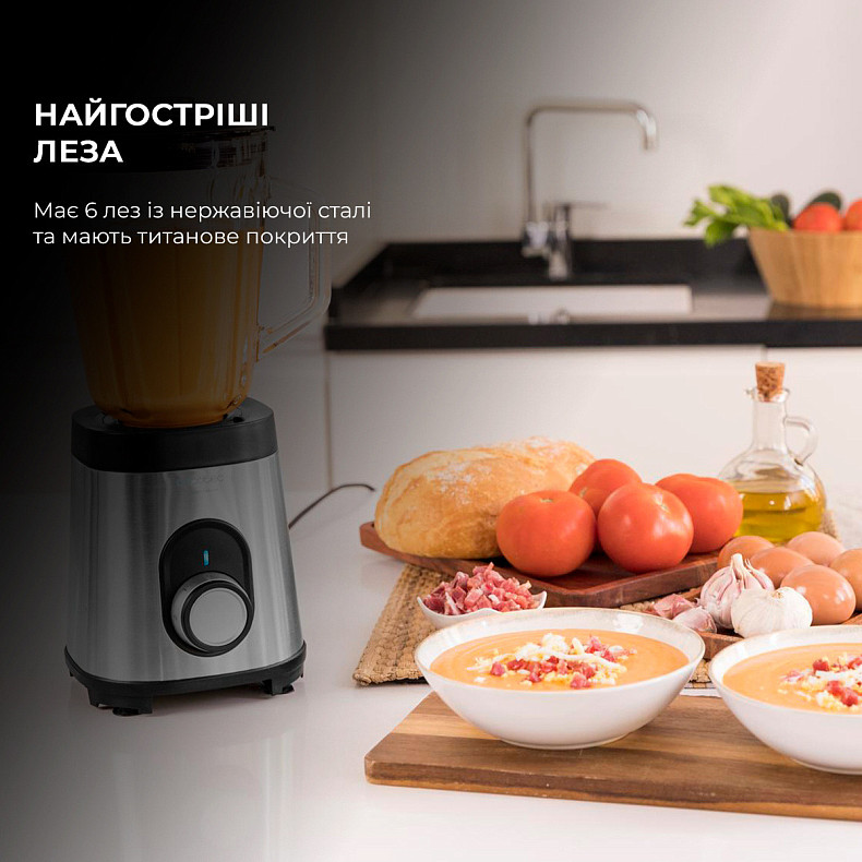 Блендер CECOTEC Power Titanium 1800MAX Inox (CCTC-04156)
