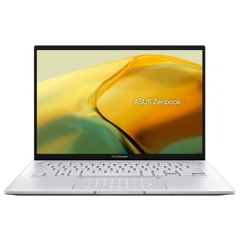 Ноутбук ASUS Zenbook 14 UX3402VA-KP783 14" WQXGA IPS, Intel i7-13700H, 16GB, F512GB, UMA, NoOS, Серебряный
