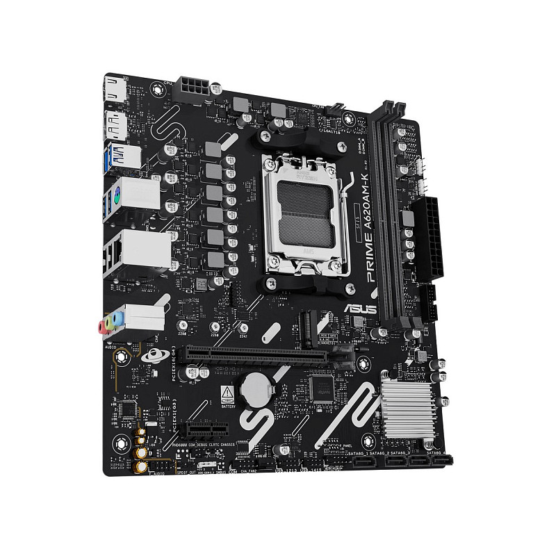 Материнcька плата ASUS PRIME A620AM-K sAM5 A620 2xDDR5 HDMI DP mATX