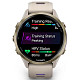 Спортивные часы Garmin Forerunner 970 Soft Gold Titanium with French Gray Case and French Gray/Translucent Indigo Band (010-02969-02)