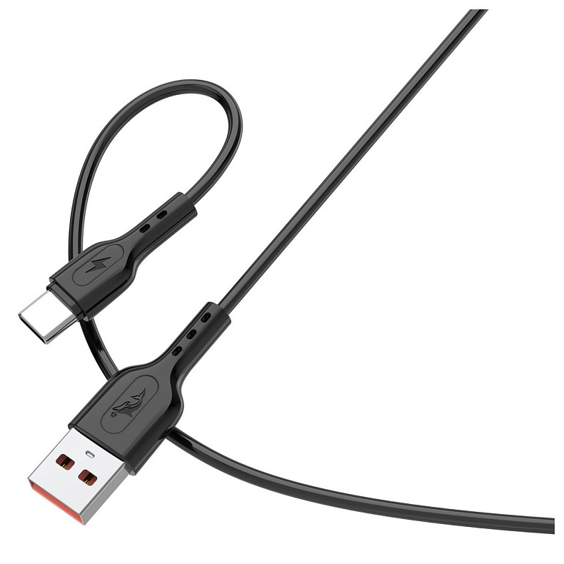 Кабель SkyDolphin S66T USB - Type-C USB (M/M), 1 м, Black (SDUSB-000650)