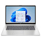 Ноутбук HP 17-cn4048ua 17.3" FHD IPS AG, Intel 5-120U, 16GB, F512GB, UMA, Win11, сріблястий