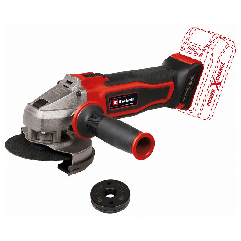 Болгарка (угловая шлифовальная) Einhell X-Change TE-AG 18/115 Q Li Solo (4431165)