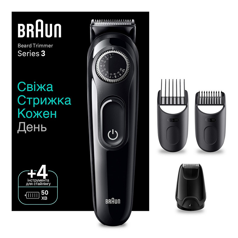 Тример BRAUN Електр тример BeardTrimmer BT3420