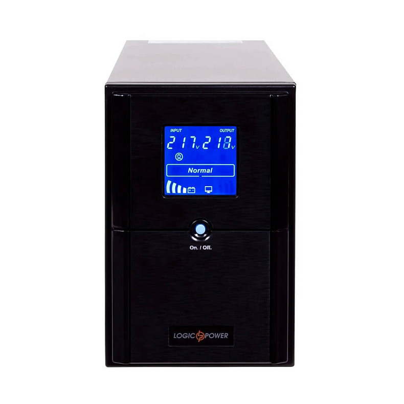ИБП LogicPower LPM-UL1550VA, Lin.int., AVR, 3 x евро, USB, LCD, металл