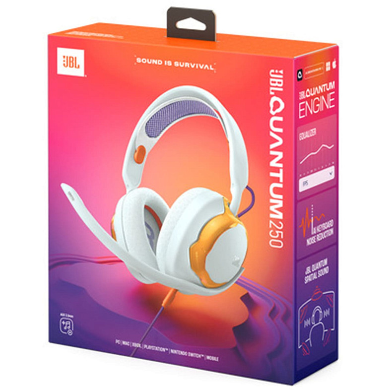 Навушники JBL Quantum 250 Teal (JBLQTUM250TEL)