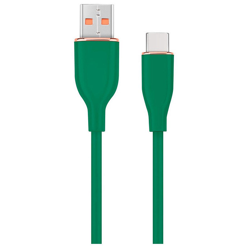 Кабель Cablexpert USB - USB Type-C (M/M), 2.1 A, 1.5 м, Green (CC-USB2S-AMCM-1.5M-G)