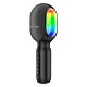Микрофон Promate VocalMic Bluetooth 2 x AUX LED Black (vocalmic.black)