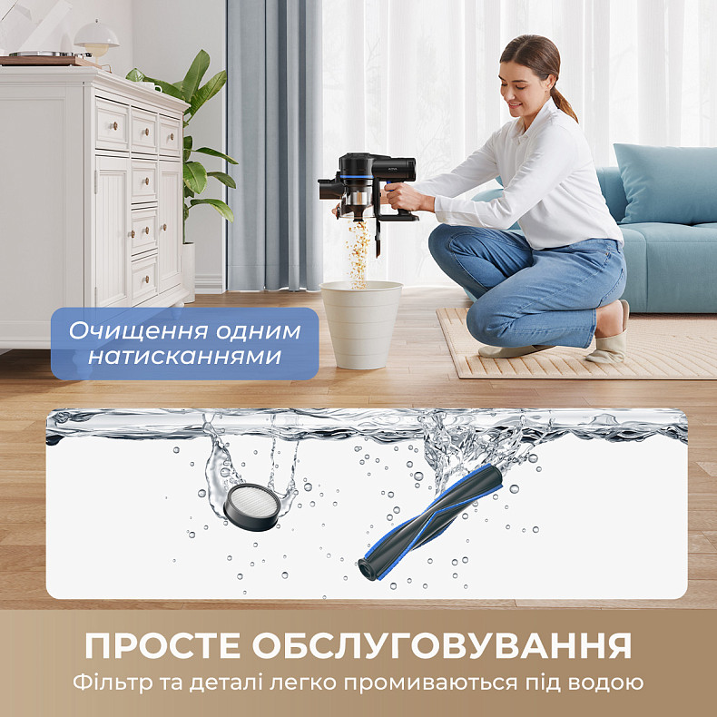 Беспроводной пылесос MOVA J10