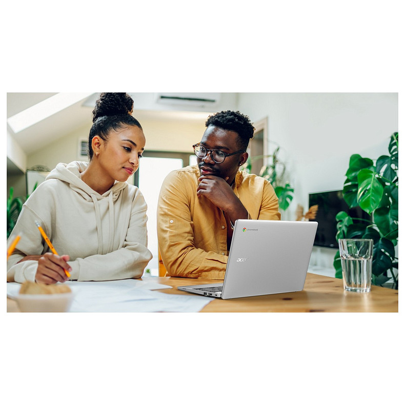 Ноутбук Acer Chromebook CB311-12H 11" IPS, Intel C N100, 8GB, F128GB, UMA, ChromeOS, серебристый