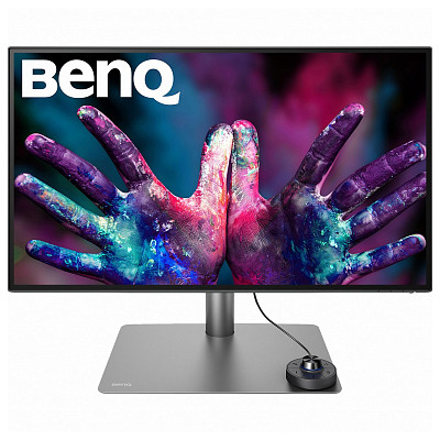 TFT 27" BenQ PD2725U, IPS, 4K UHD, DHDR400, 2x HDMI, DP, 2x Thunderbolt 3 (USB-C), USB-hub, HAS, цв.