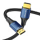 Кабель Vention HDMI M - M, 1.5 м, V2.1, 8K 60Гц обплетення, Blue Aluminum Alloy Type