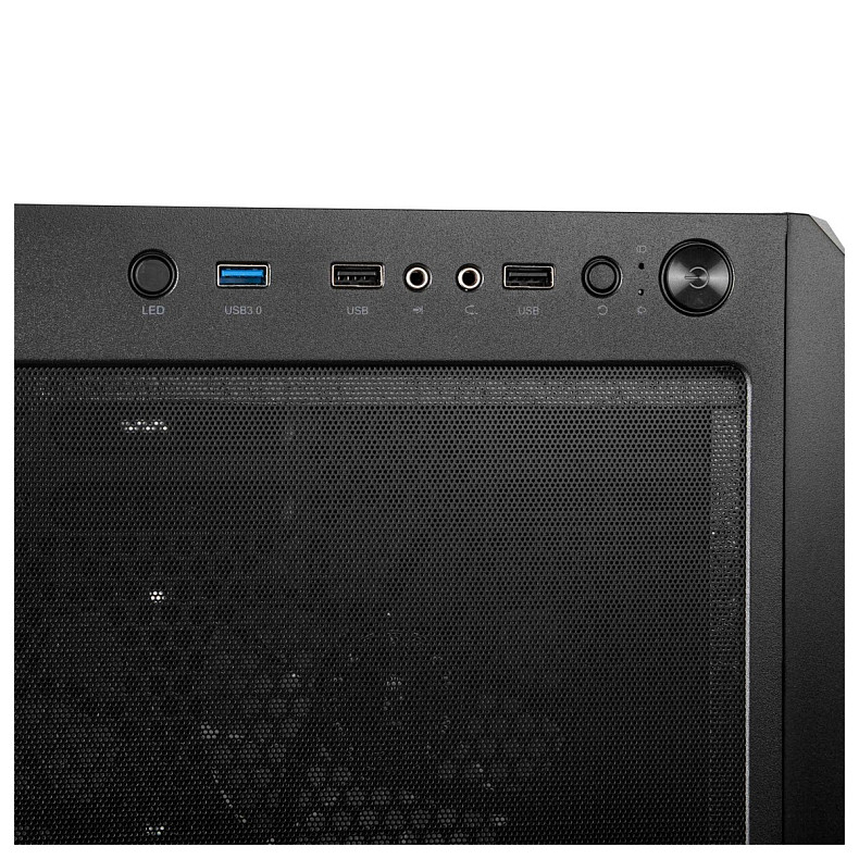 Корпус 2E GAMING Aruba G3313B, без БП 1xUSB3.0, 2xUSB2.0, 5x120мм ARGB, VGA 300мм, LCS ready, HUB, T