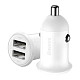 Автомобільний зарядний пристрій Baseus Grain Pro 4.8A 2USB White (CCALLP-02)