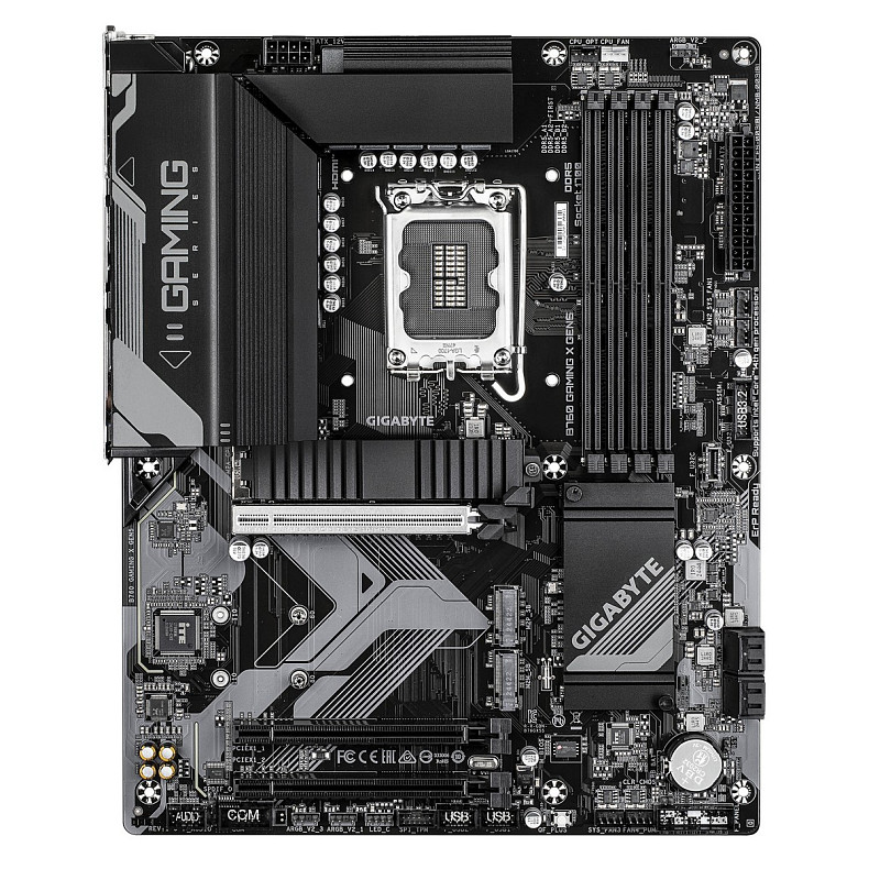 Материнская плата GIGABYTE B760 GAMING X GEN5 s1700 B760 4xDDR5 M.2 HDMI DP ATX